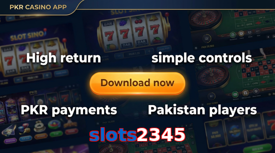 Main screen of Slots2345 gamedownload page for PK players
